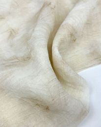 Ткань органза принт d 4 бежевый