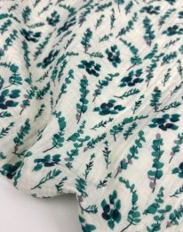 Ткань муслин принт D21 топленое молоко