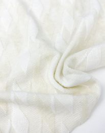 Ткань трикотаж жаккард d 1 кремовый