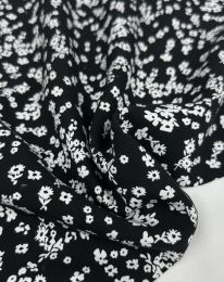 Ткань штапель принт D69 черный