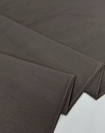 Ткань поплин стретч темный капучино