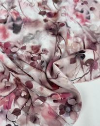 Ткань штапель принт "Адель" d5 розовый