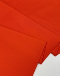 Ткань поплин стретч оранжевый