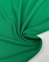 Ткань трикотаж в рубчик "Оливия" трава