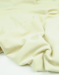 Ткань трикотаж в рубчик 2805/2899 топленое молоко