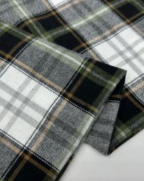 Ткань клетка костюмная d 15 оливковый