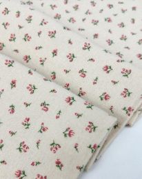 Ткань фланель принт d2 красный