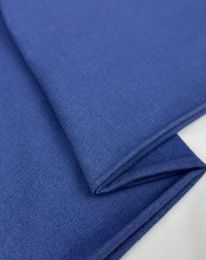 Ткань лен стретч 3153 дымчатый синий