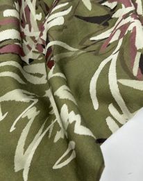 Ткань бохо принт "Вероника" D9 хаки