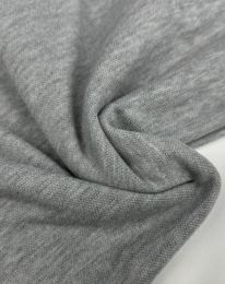 Ткань трикотаж "Лина" серый меланж