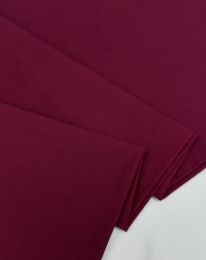 Ткань поплин стретч бордовый