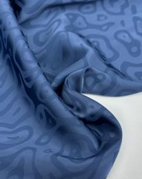 Ткань шелк жаккард d 2/d3/ d 1 серо-голубой