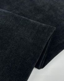 Ткань трикотаж софт "Тесла" черный