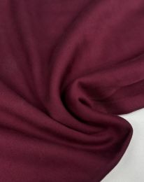 Ткань штапель-шёлк однотонный бордовый