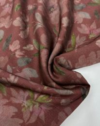 Ткань сатин матовый "Марокко" d 3 темный грязно-розовый