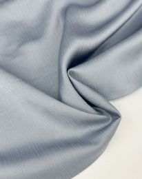 Ткань рифленый шелк "Аниса" серо-голубой