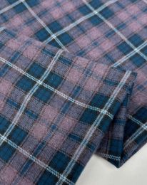 Ткань клетка костюмная d 3 фиолетовый