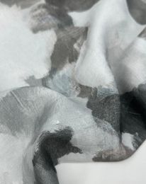 Ткань бохо принт "Вероника" D8 светло-серый