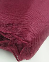 Ткань фатин перламутровый темно-бордовый