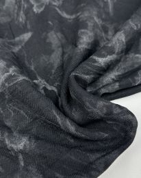 Ткань цея меланж принт d2 черный