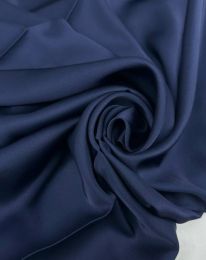 Ткань шелк «Армани» стретч 90 гр темно-синий