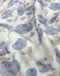 Ткань плательная вискоза "Медея" принт d8 сиреневый