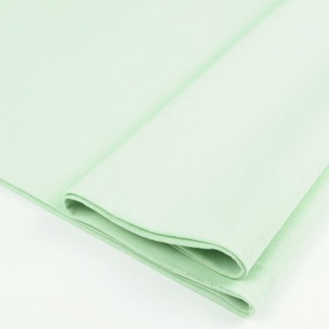 Ткань лен с вискозой 2732 мята зеленая