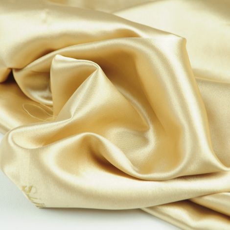 Ткань атлас сатин стретч (2022) золотой