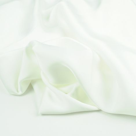 Ткань шелк-сатин 170 гр молочный/ivory