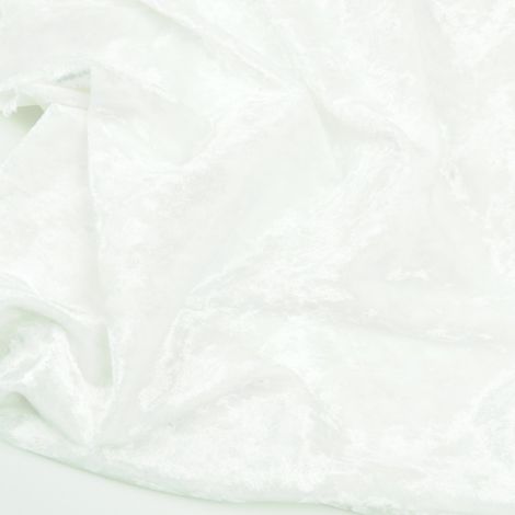 Ткань велюр стретч мрамор молочный/ivory