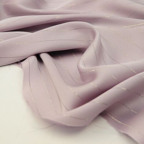 Ткань шелк Армани люрекс выбеленный лиловый