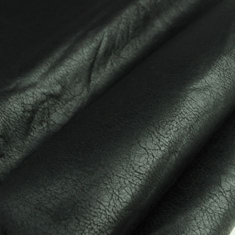 Ткань дубленка  с лазерной выработкой черный