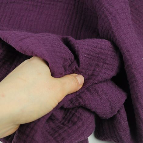 Ткань муслин фиолетовый