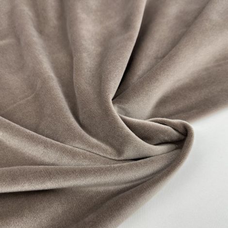 Ткань велюр-плюш капучино