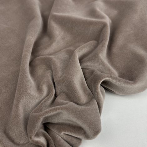 Ткань велюр-плюш капучино