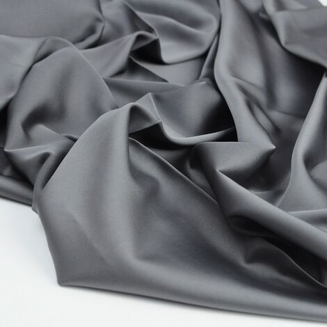 Ткань шелк "Армани" 120 гр темно-серый