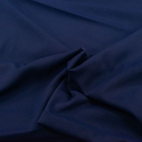 Ткань стретч-шифон темно-синий