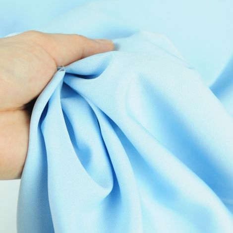 Ткань костюмно-плательная "Барби" светло-голубой
