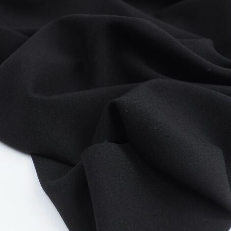 Ткань "Тиар" костюмный черный