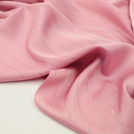 Ткань шелк Армани люрекс розовый