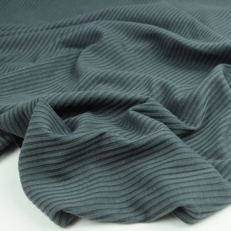 Ткань трикотаж "лапша" d 1 темно-серый