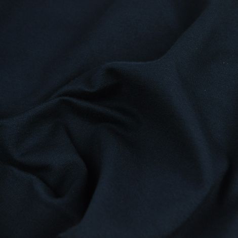 Ткань трикотаж джерси плотный темно-синий