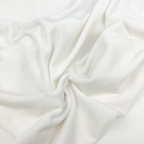 Ткань велюр-плюш молочный/ivory