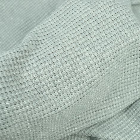 Ткань вязаный трикотаж люрекс серый