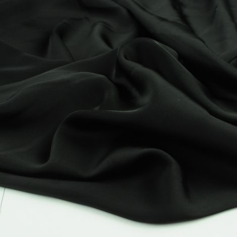 Ткань шелк-сатин 180 гр черный