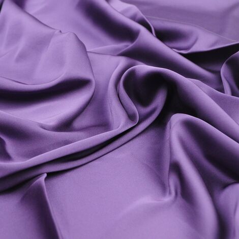 Ткань шелк «Армани» стретч 90 гр грязно-лиловый