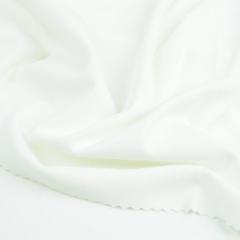 Ткань трикотаж "Бонита" молочный/ivory
