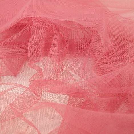 Ткань сетка мягкая грязно-розовый