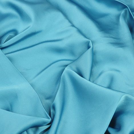 Ткань шелк «Армани» стретч 90 гр грязно-голубой