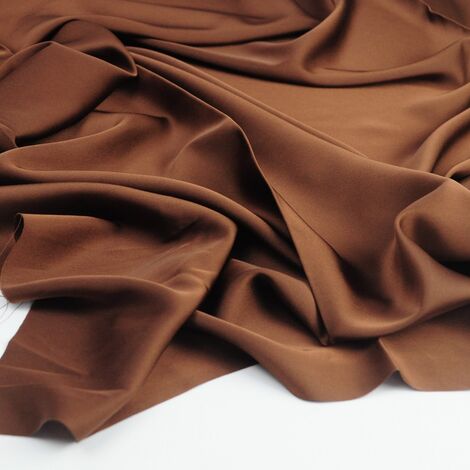 Ткань шелк "Армани" 120 гр коричневый